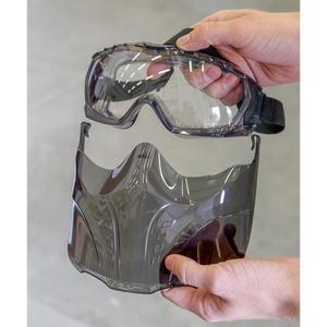 Sealey SSP76 Worksafe® Safety Goggles with Detachable Face Shield - additional view 3