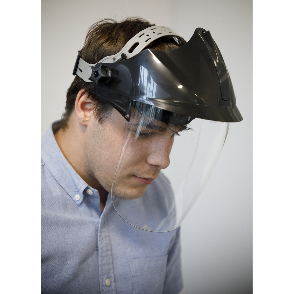 Sealey SSP78 Worksafe® Deluxe Brow Guard with Aspherical Polycarbonate Full Face Shield - additional view 8