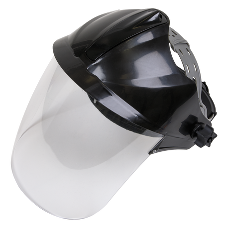 Sealey SSP78 Worksafe® Deluxe Brow Guard with Aspherical Polycarbonate Full Face Shield