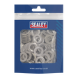 Sealey SSW10 Stainless Steel Flat Washer M10 A2, DIN 125 - Pack of 100