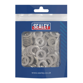 Sealey SSW10 Stainless Steel Flat Washer M10 A2, DIN 125 - Pack of 100