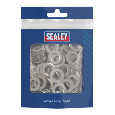 Sealey SSW10 Stainless Steel Flat Washer M10 A2, DIN 125 - Pack of 100