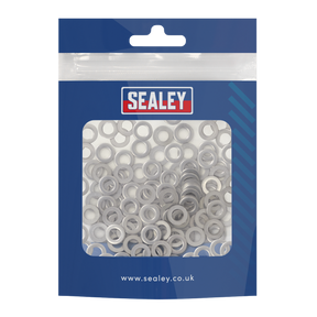Sealey SSW5 Stainless Steel Flat Washer M5 A2, DIN 125 - Pack of 100
