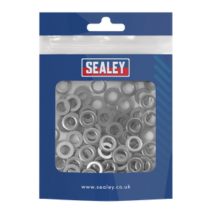 Sealey SSW6 Flat Washer Stainless Steel M6, DIN 125 - Pack of 100
