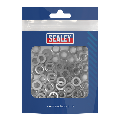Sealey SSW6 Flat Washer Stainless Steel M6, DIN 125 - Pack of 100