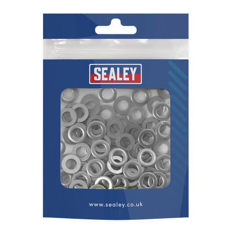 Sealey SSW6 Flat Washer Stainless Steel M6, DIN 125 - Pack of 100