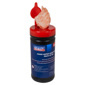 Sealey SSW80 Heavy-Duty Hand Wipes - Pack of 80