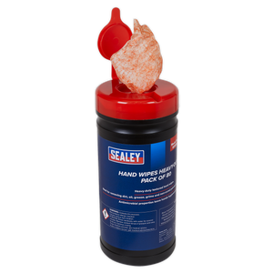 Sealey SSW80 Heavy-Duty Hand Wipes - Pack of 80