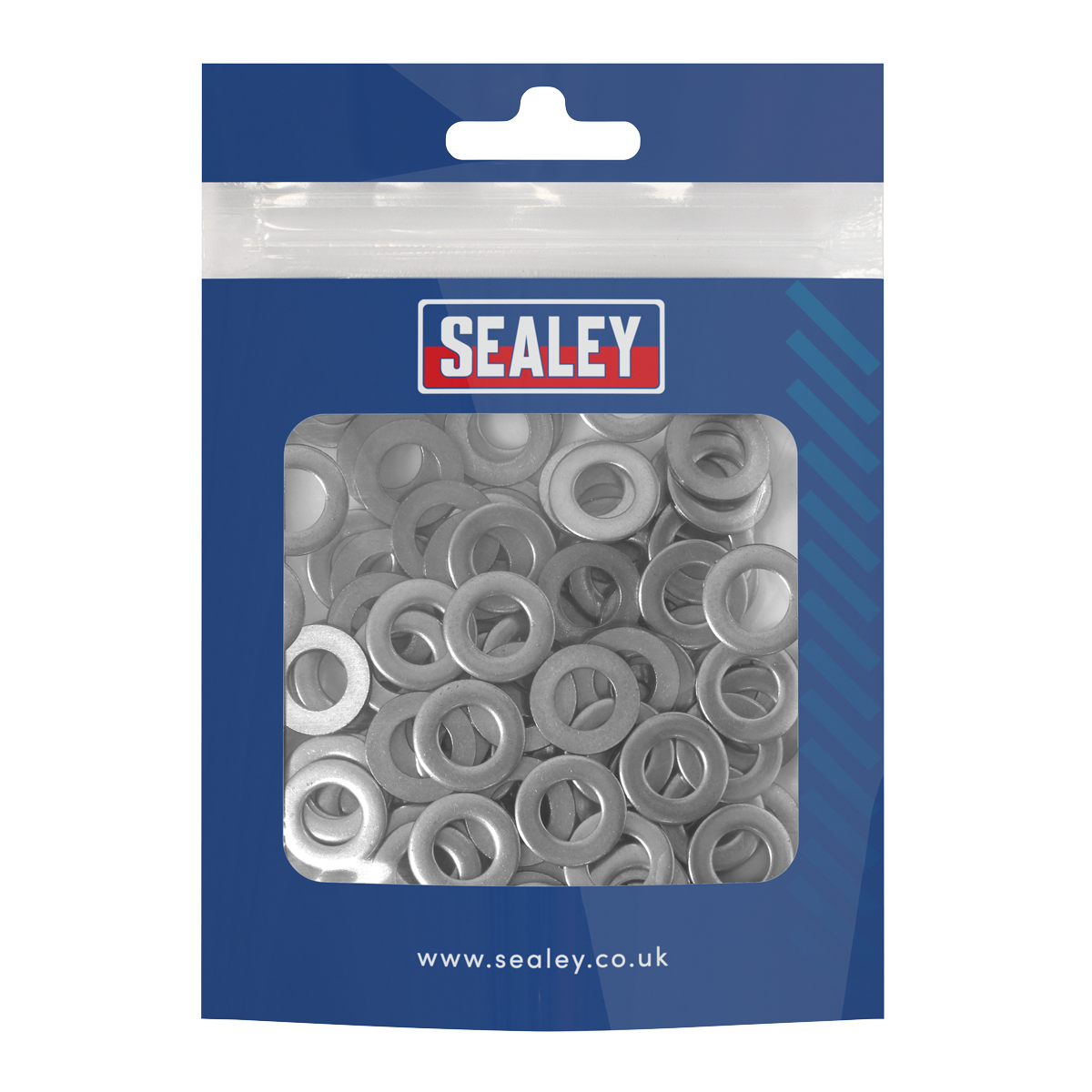 Sealey SSW8 Flat Washer Stainless Steel M8, DIN 125 - Pack of 100