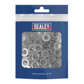 Sealey SSW8 Flat Washer Stainless Steel M8, DIN 125 - Pack of 100