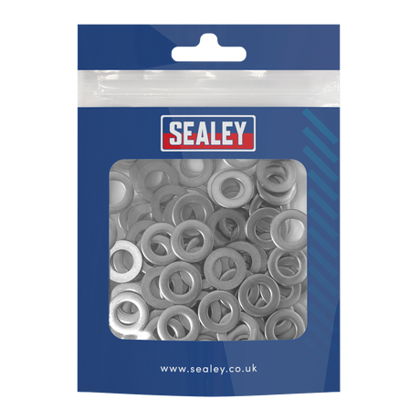 Sealey SSW8 Flat Washer Stainless Steel M8, DIN 125 - Pack of 100