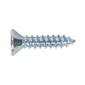 Sealey ST3516 Self-Tapping Countersunk Pozi Screw 3.5 x 16mm, DIN 7982 - Pack of 100