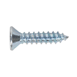 Sealey ST3516 Self-Tapping Countersunk Pozi Screw 3.5 x 16mm, DIN 7982 - Pack of 100