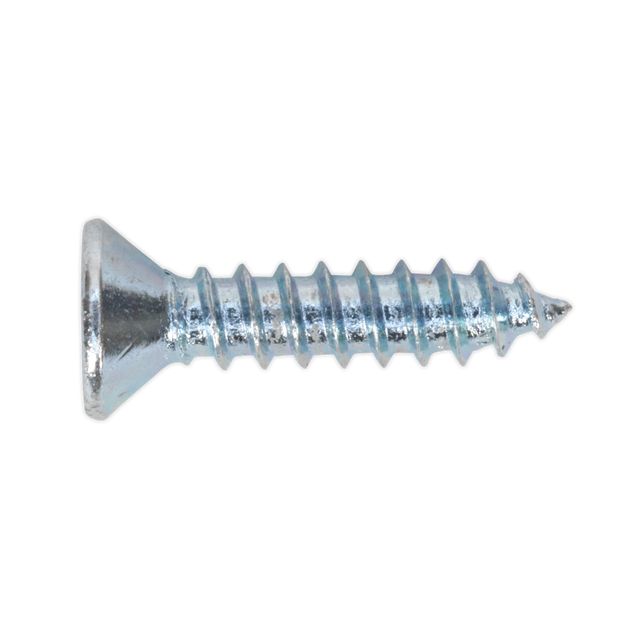 Sealey ST3516 Self-Tapping Countersunk Pozi Screw 3.5 x 16mm, DIN 7982 - Pack of 100