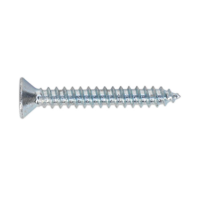 Sealey ST3525 Self-Tapping Countersunk Pozi Screw 3.5 x 25mm, DIN 7982 - Pack of 100