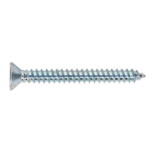 Sealey ST4238 Self-Tapping Countersunk Pozi Screw 4.2 x 38mm, DIN 7982 - Pack of 100