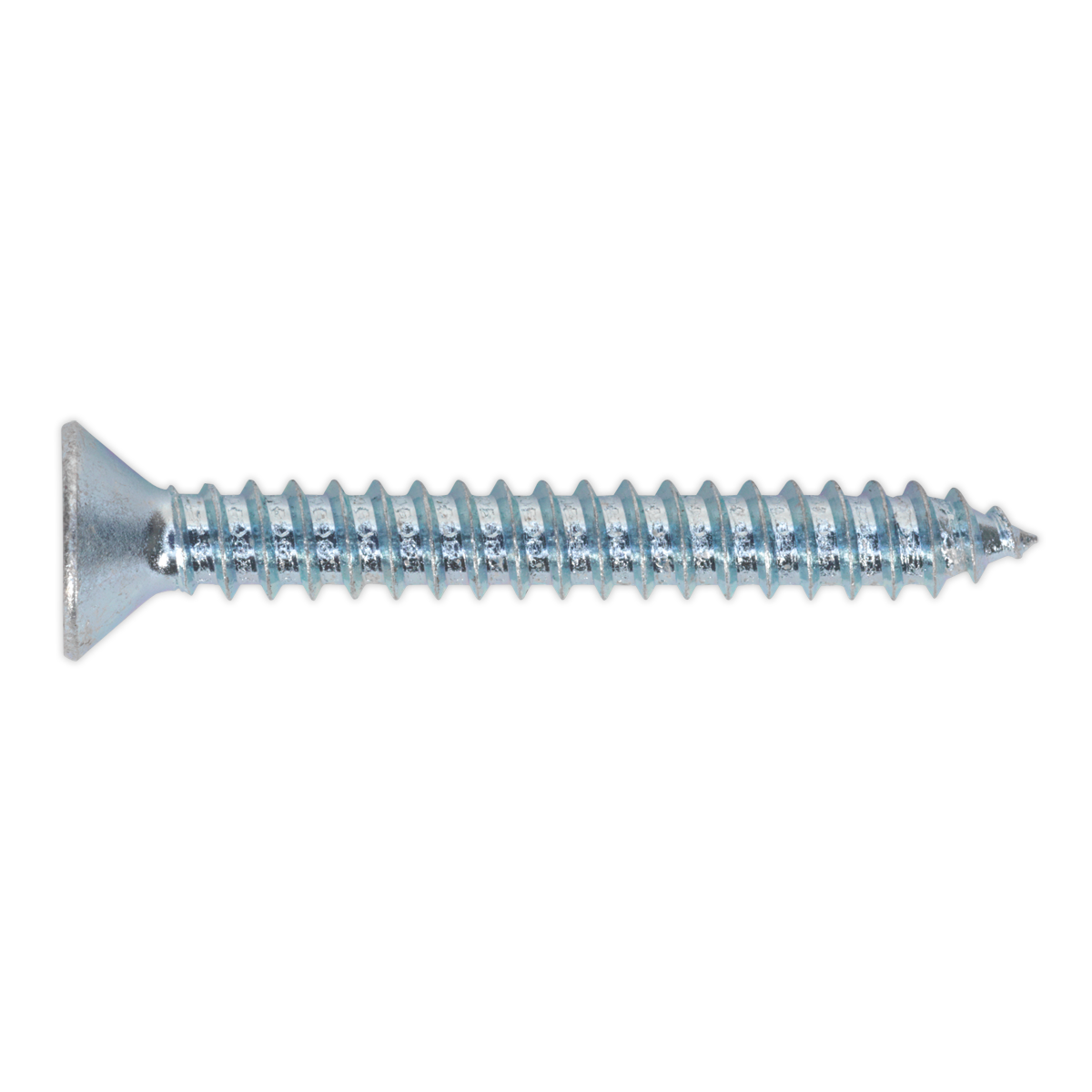 Sealey ST4838 Self-Tapping Countersunk Pozi Screw 4.8 x 38mm, DIN 7982 - Pack of 100