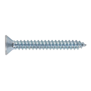 Sealey ST4838 Self-Tapping Countersunk Pozi Screw 4.8 x 38mm, DIN 7982 - Pack of 100