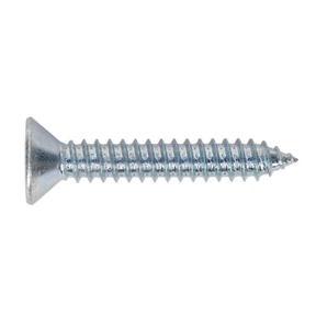 Sealey ST6338 Self-Tapping Countersunk Pozi Screw 6.3 x 38mm, DIN 7982 - Pack of 100