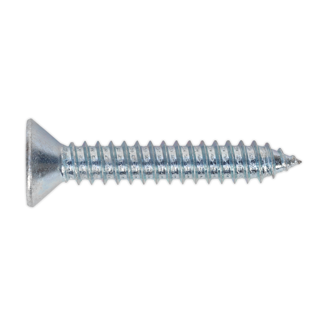 Sealey ST6338 Self-Tapping Countersunk Pozi Screw 6.3 x 38mm, DIN 7982 - Pack of 100