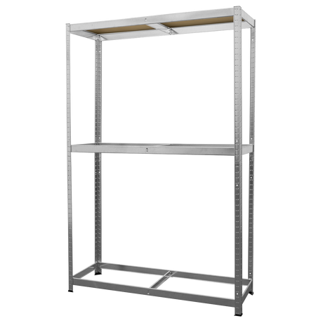 Sealey STR008 2-Level Tyre Rack with Shelf 150kg Capacity Per Level