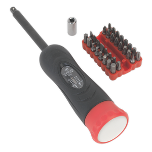 Sealey STS100 Premier Digital Torque Screwdriver Set 1/4"Sq Drive 2-10Nm 34pc