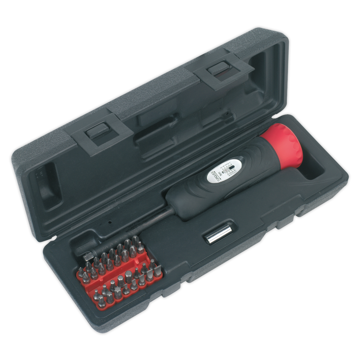 Sealey STS100 Premier Digital Torque Screwdriver Set 1/4"Sq Drive 2-10Nm 34pc - additional view 2
