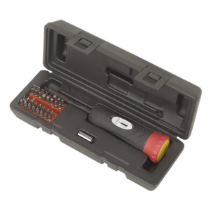 Sealey STS100 Premier Digital Torque Screwdriver Set 1/4"Sq Drive 2-10Nm 34pc - additional view 3