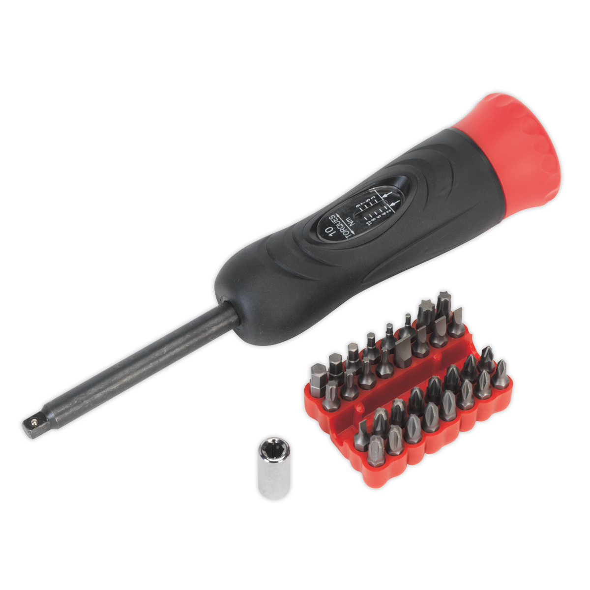 Sealey STS100 Premier Digital Torque Screwdriver Set 1/4"Sq Drive 2-10Nm 34pc - additional view 5