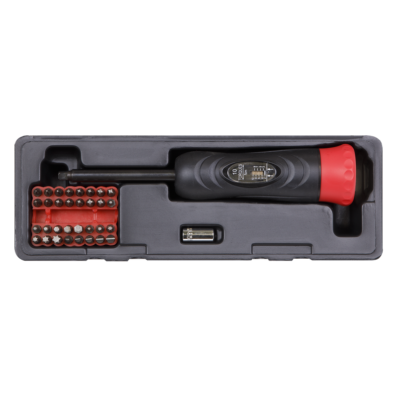 Sealey STS100 Premier Digital Torque Screwdriver Set 1/4"Sq Drive 2-10Nm 34pc - additional view 4