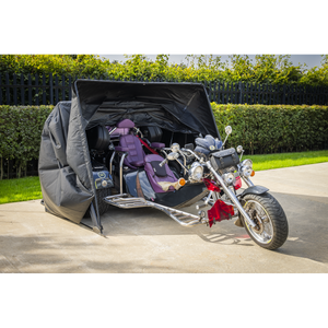 Sealey STSXL Trike/3 Motorcycle Garage Shelter 2100 x 3800 x 1900mm - additional view 5