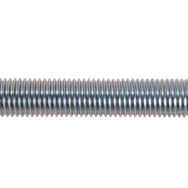 Sealey STUD24 Zinc Plated Threaded Rod M24 x 1m - Pack of 2