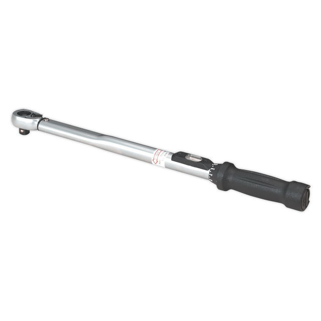 Sealey STW201 Premier Calibrated Locking Micrometer Style Torque Wrench 1/2"Sq Drive 40-210Nm