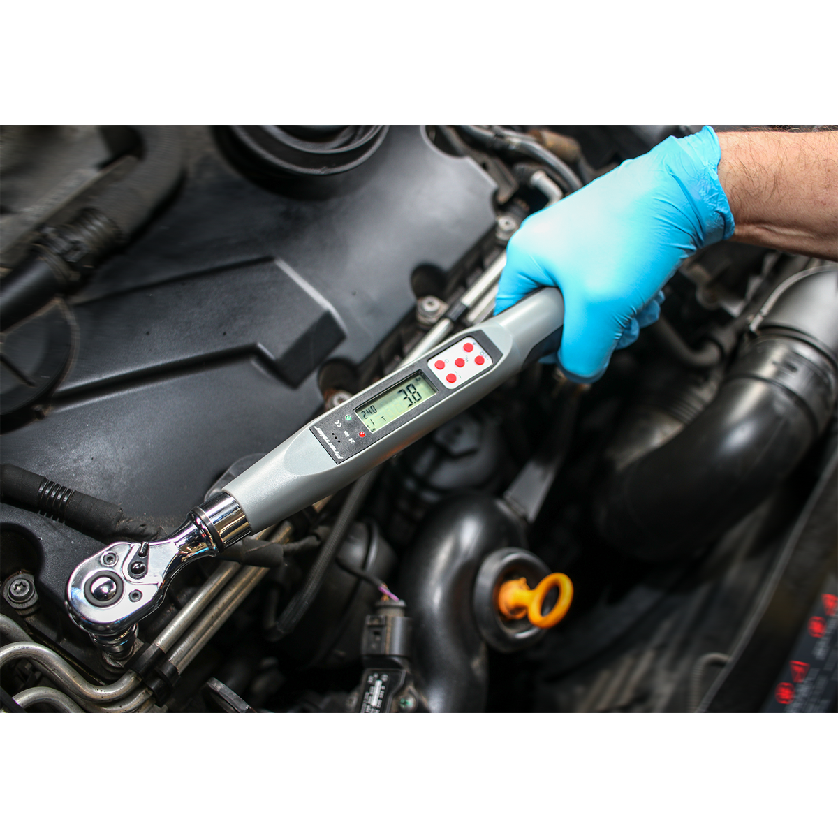 Sealey STW307 Premier Digital Torque Wrench Digital 3/8"Sq Drive 2-24Nm - additional view 8