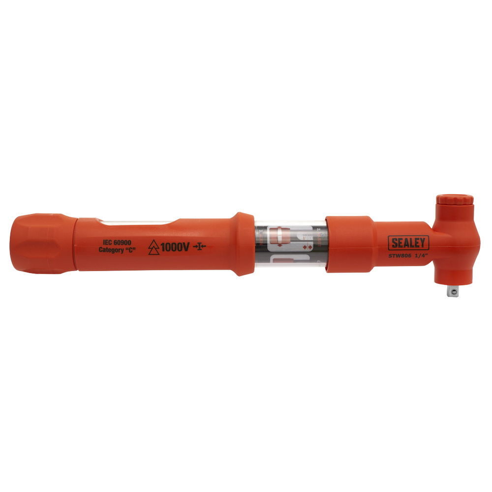 Sealey STW806 Premier Insulated Torque Wrench 1/4"Sq Drive 2-12Nm - additional view 5
