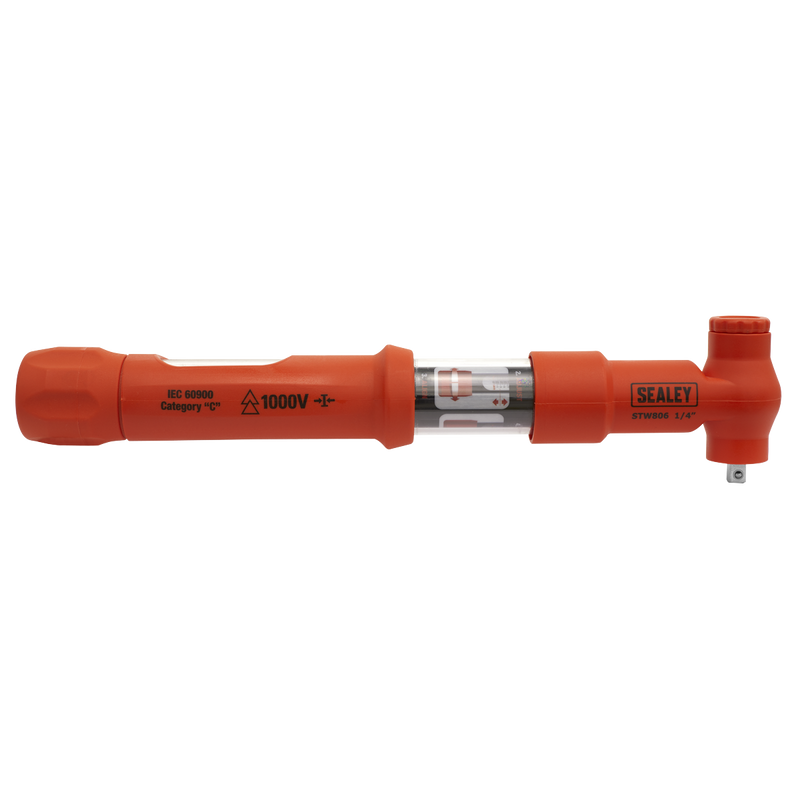 Sealey STW806 Premier Insulated Torque Wrench 1/4"Sq Drive 2-12Nm - additional view 5