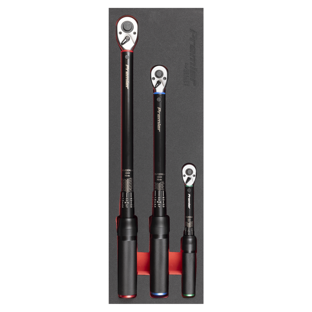 Sealey STW900SETB Torque Wrench Micrometer 3pc Set - Premier Black - additional view 5
