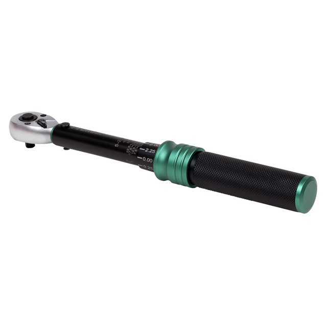 Sealey STW901B Premier Black Calibrated Micrometer Torque Wrench 1/4"Sq Drive 5-25Nm