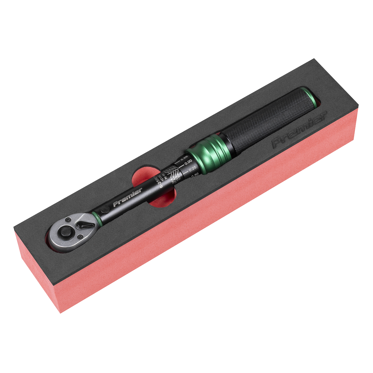 Sealey STW901B Premier Black Calibrated Micrometer Torque Wrench 1/4"Sq Drive 5-25Nm - additional view 6