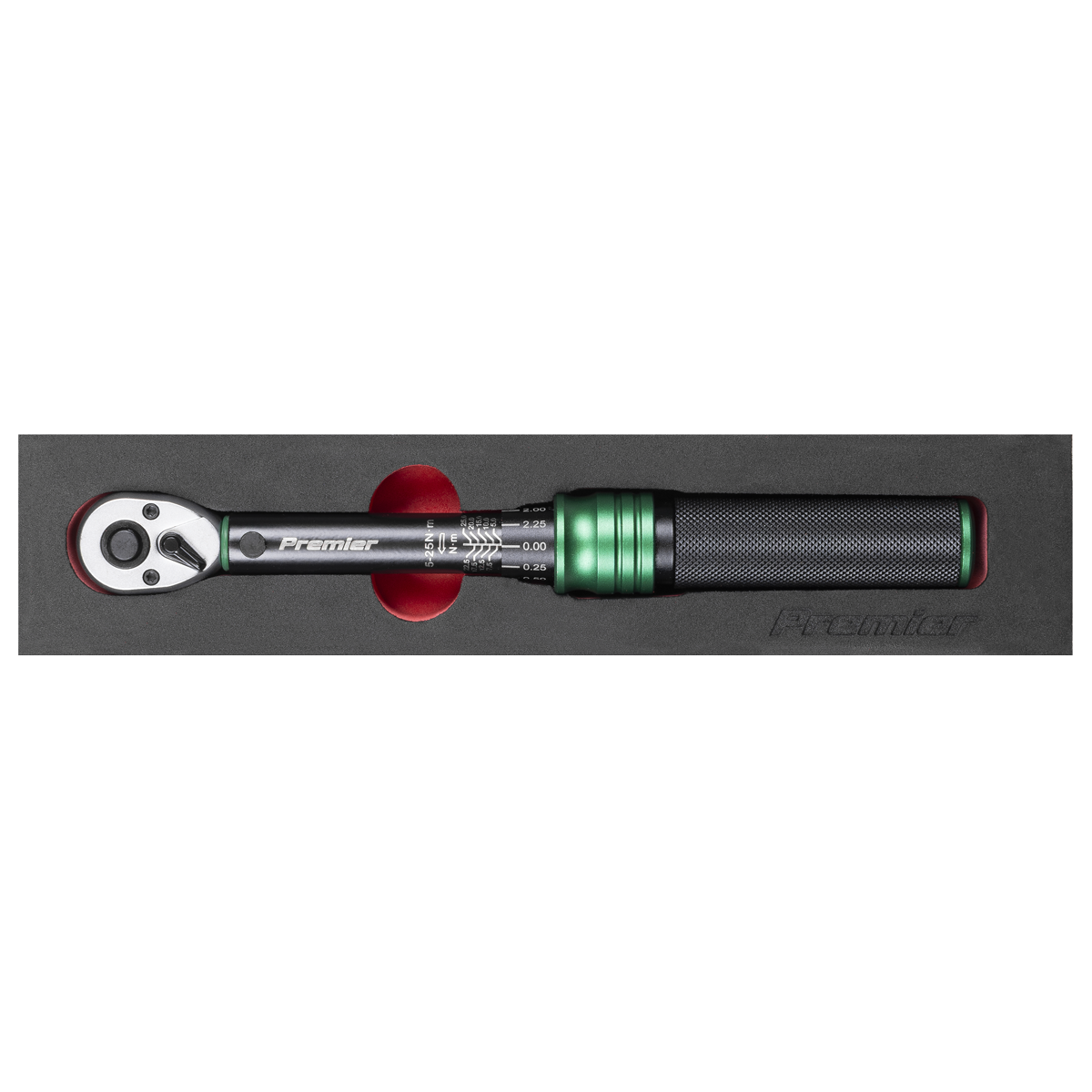 Sealey STW901B Premier Black Calibrated Micrometer Torque Wrench 1/4"Sq Drive 5-25Nm - additional view 8
