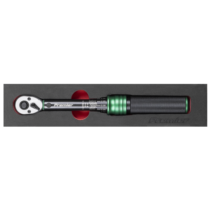 Sealey STW901B Premier Black Calibrated Micrometer Torque Wrench 1/4"Sq Drive 5-25Nm - additional view 8