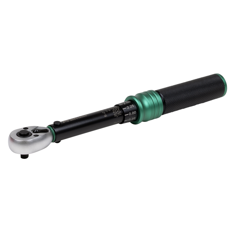 Sealey STW901B Premier Black Calibrated Micrometer Torque Wrench 1/4"Sq Drive 5-25Nm - additional view 2