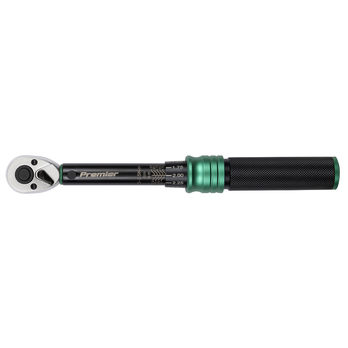 Sealey STW901B Premier Black Calibrated Micrometer Torque Wrench 1/4"Sq Drive 5-25Nm - additional view 3