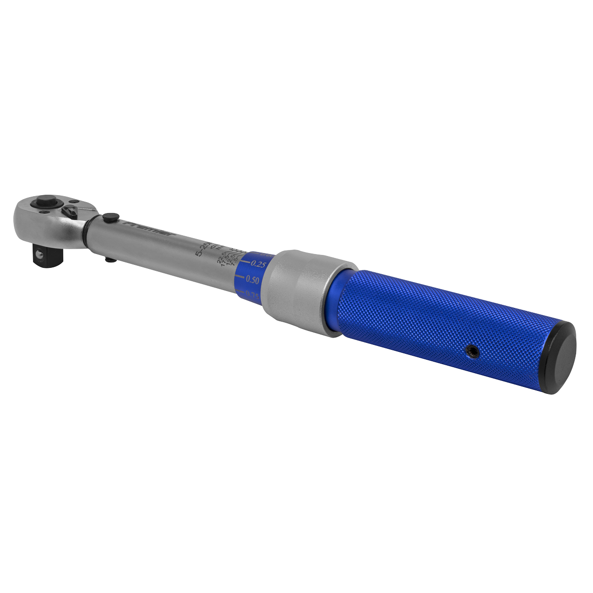 Sealey STW902 Premier Calibrated Micrometer Torque Wrench 3/8"Sq Drive 5-25Nm