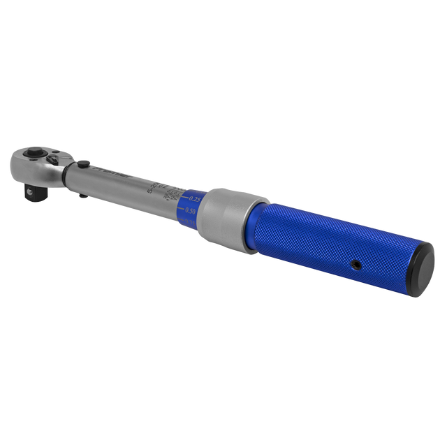 Sealey STW902 Premier Calibrated Micrometer Torque Wrench 3/8"Sq Drive 5-25Nm