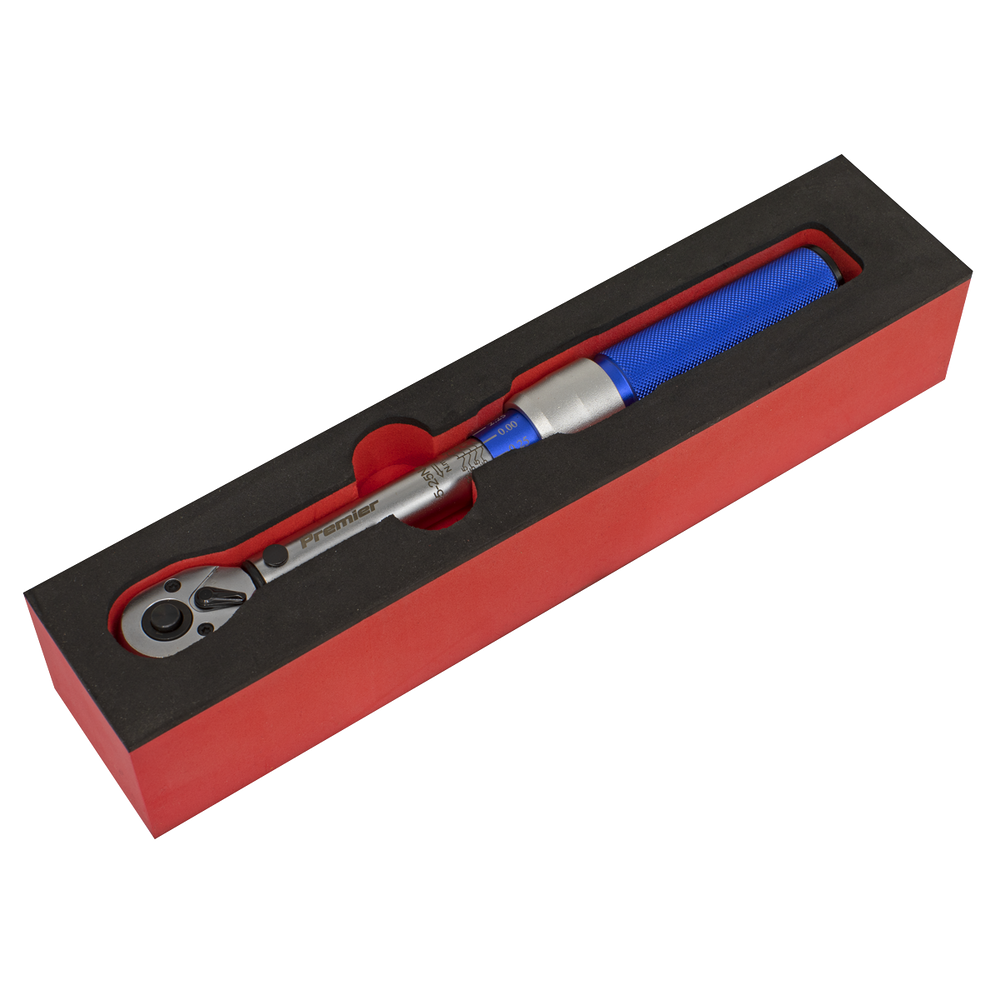 Sealey STW902 Premier Calibrated Micrometer Torque Wrench 3/8"Sq Drive 5-25Nm - additional view 2