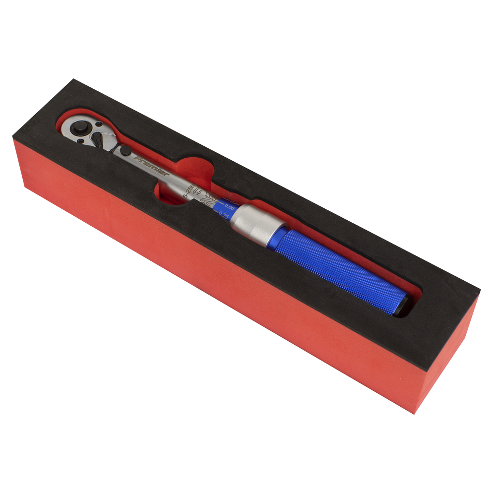 Sealey STW902 Premier Calibrated Micrometer Torque Wrench 3/8"Sq Drive 5-25Nm - additional view 5