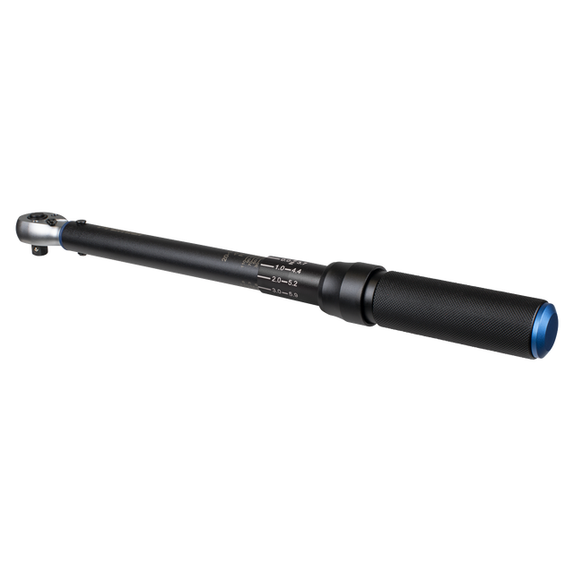 Sealey STW903B Torque Wrench Micrometer 3/8"Sq Drive Calibrated 20-120Nm - Premier Black