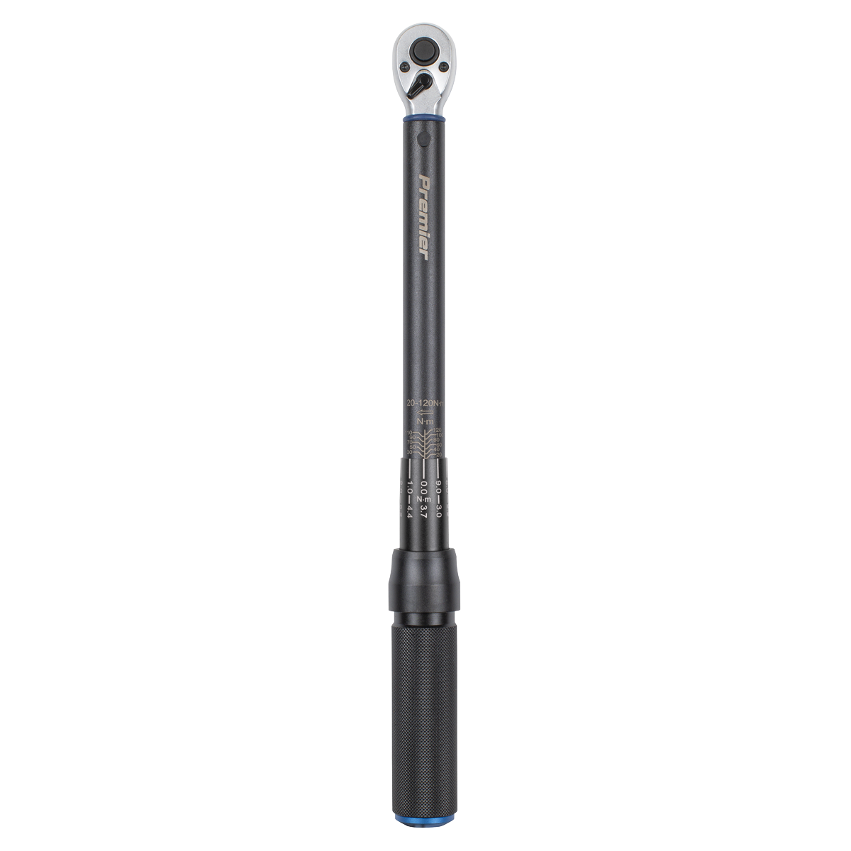 Sealey STW903B Torque Wrench Micrometer 3/8"Sq Drive Calibrated 20-120Nm - Premier Black - additional view 3