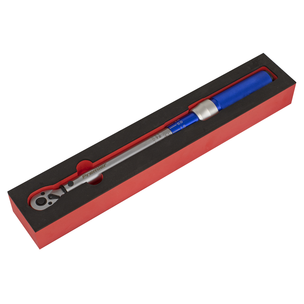 Sealey STW903 Premier Calibrated Micrometer Torque Wrench 3/8"Sq Drive 20-120Nm - additional view 2